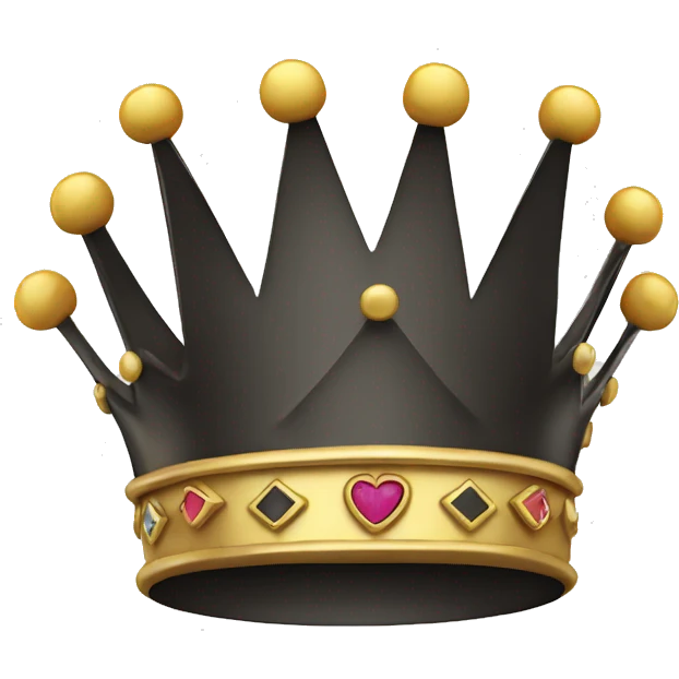 a crown with the text move King written emoji