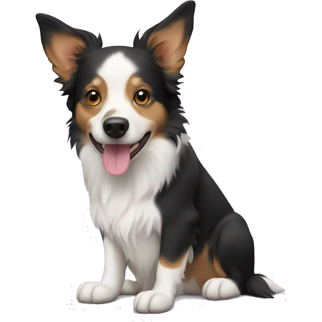 border collie, chihuahua mix emoji