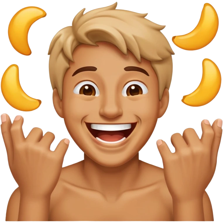Laughing over hard  emoji
