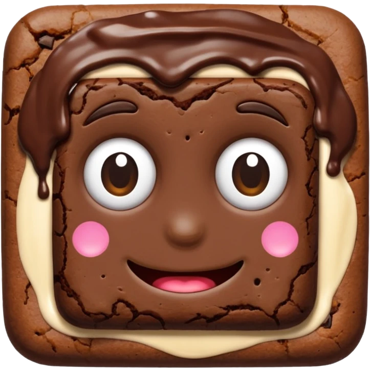 brownie emoji