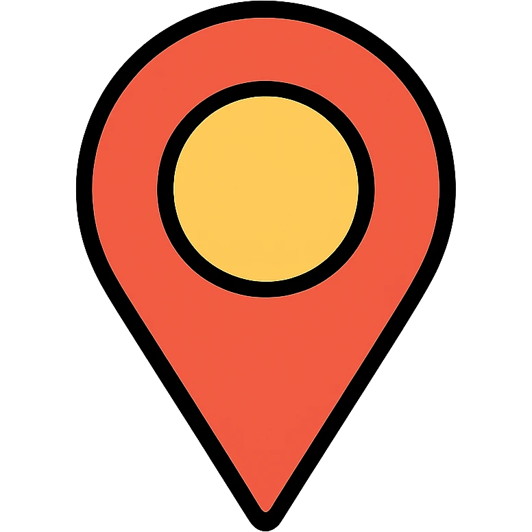 Location pin marker for maps emoji
