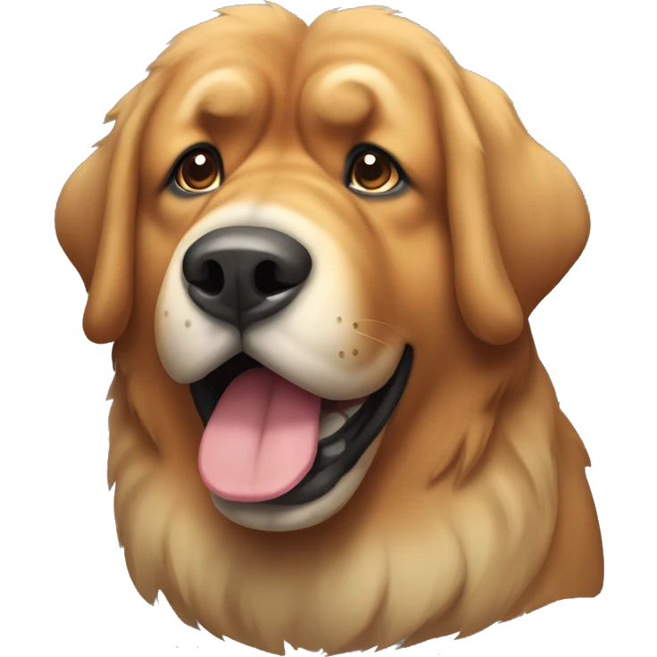 Tibetan mastiff dog emoji