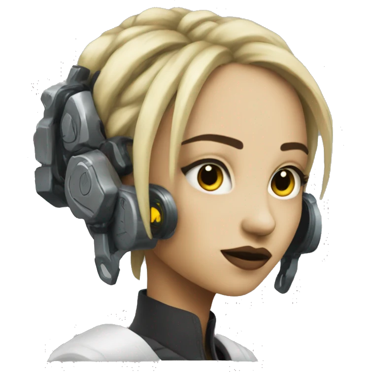 Lucy from cyberpunk emoji
