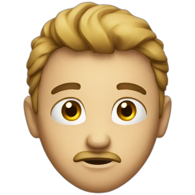 suspicious face emoji