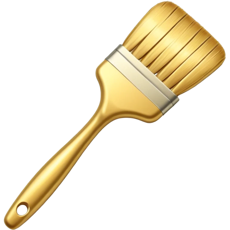 golden brush emoji