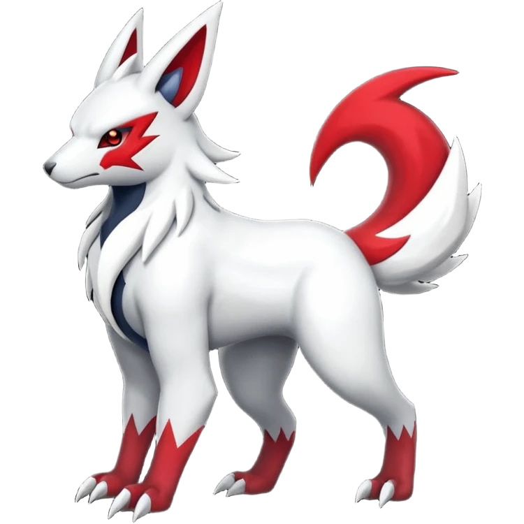 Absol-Zoroark-Zangoose-Fusion (full body) emoji