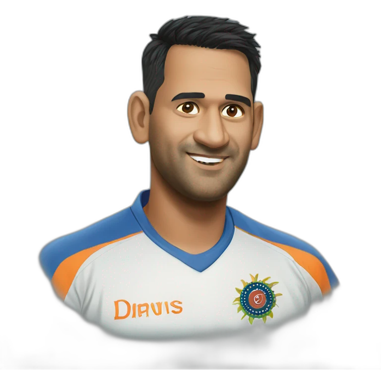 dhoni emoji