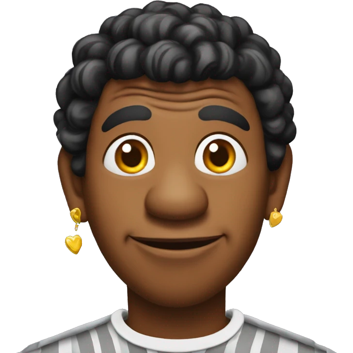 Comedian Vadivelu with head full of hearts emoji