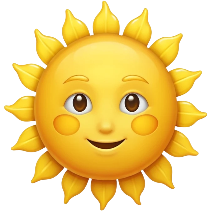 Sun emoji