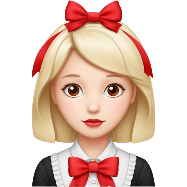 👩‍🦱🎀 emoji