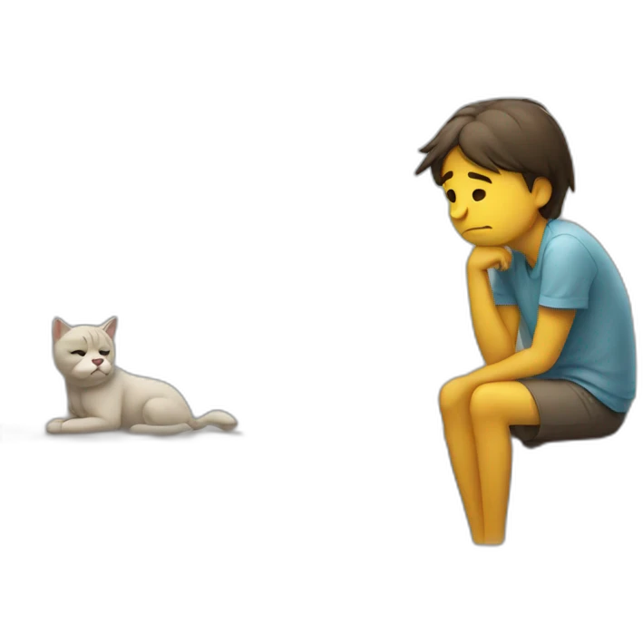 Waiting and sad emoji