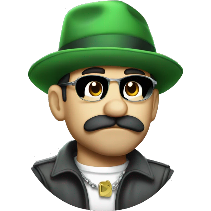 gangsta luigi emoji