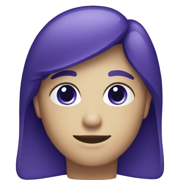 A check emoji that is in a gradient of Dark Violet/Purple and Dark Blue emoji