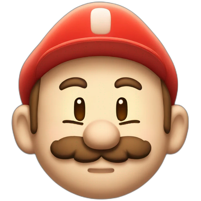 Sleeping mario emoji