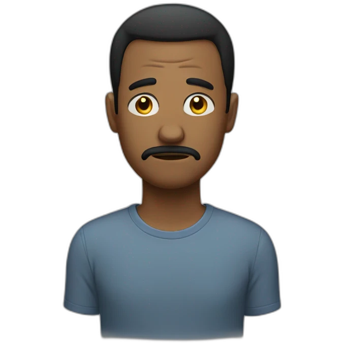 sad man emoji