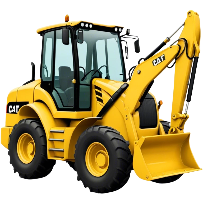 Backhoe Loader - Caterpillar 430F (Model Year: 2021) (Iconic colour: Yellow) emoji