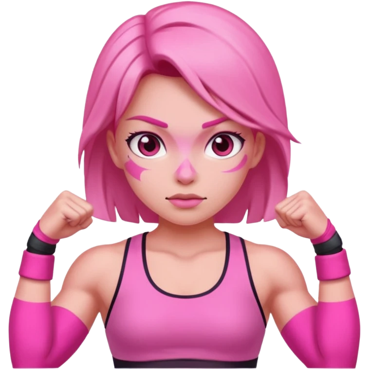 Pray girl pink and strong  emoji