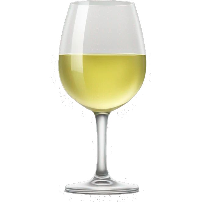White wine glass emoji