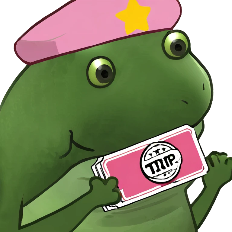 Pink Movie ticket  emoji