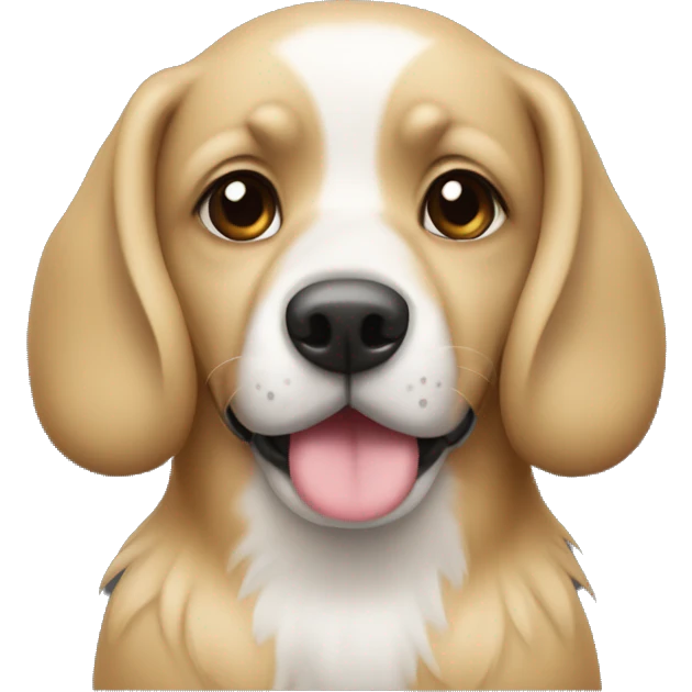 Cachorro con un toque de “girl” astheatic emoji