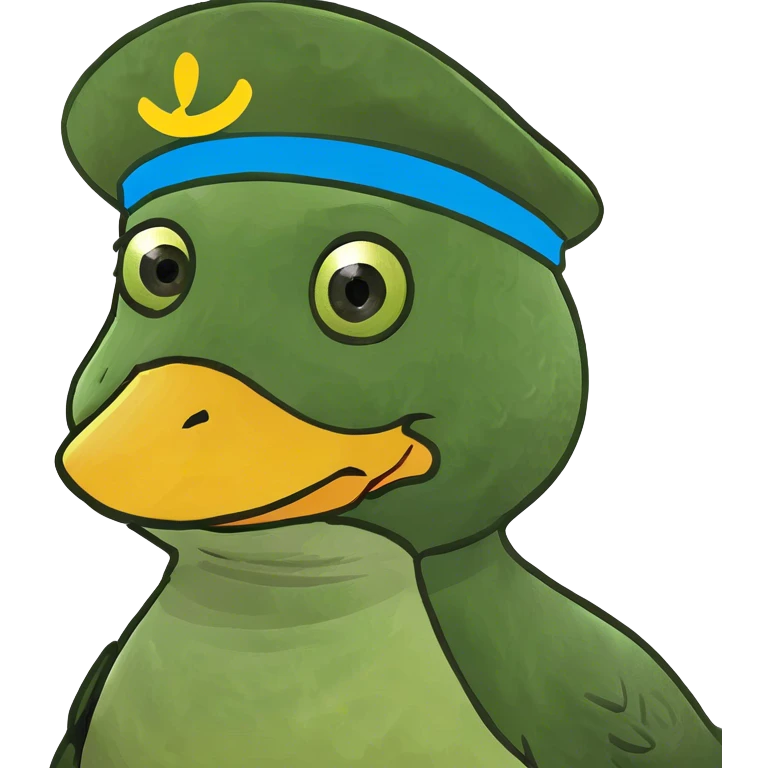 Cute duck emoji