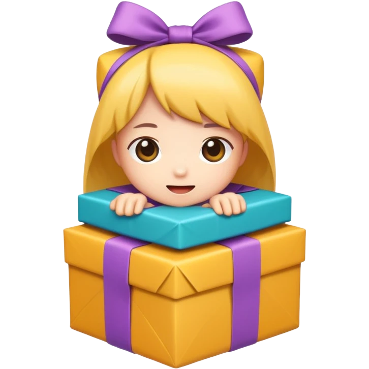 gift chibi cute emoji