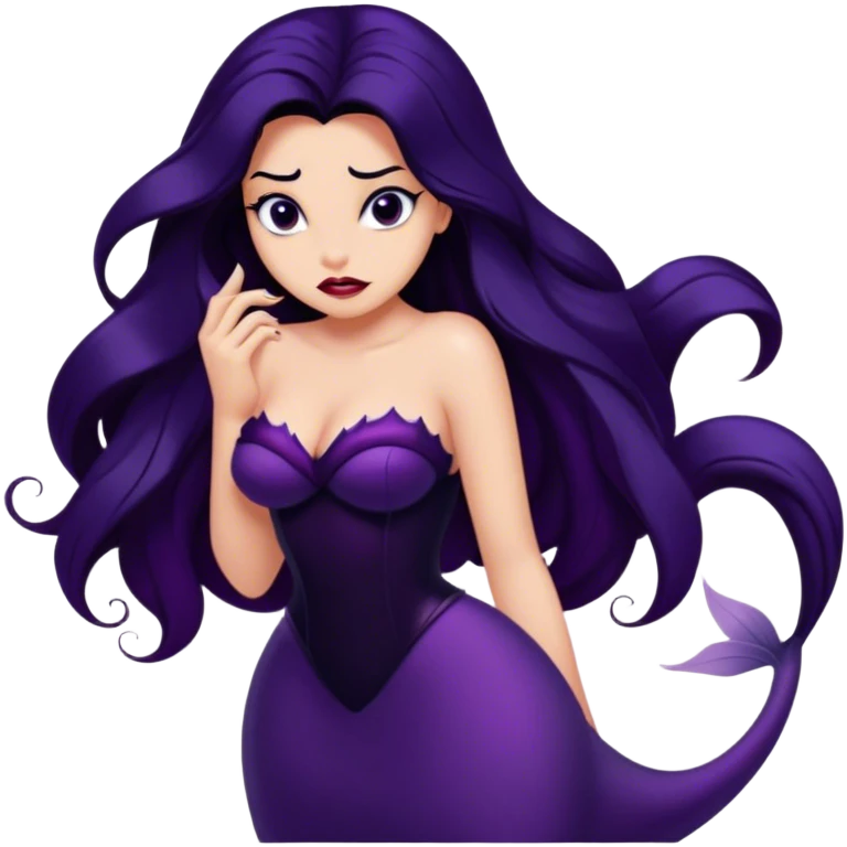 vanessa from little mermaid  emoji