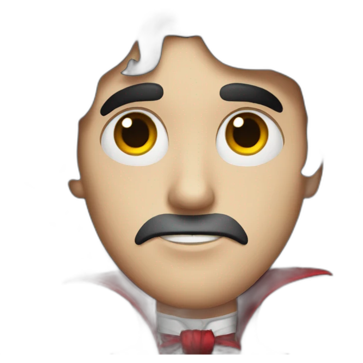 dracula yeux rouge emoji