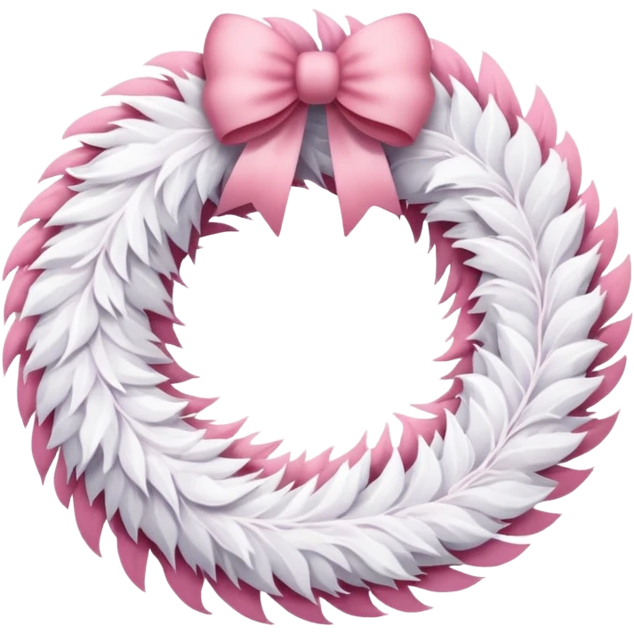 white and pink christmas reef with no green emoji