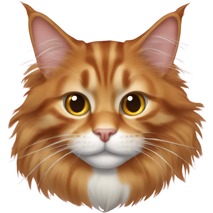Ginger Maine Coon  emoji