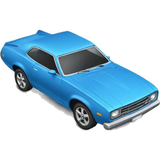 blue car emoji