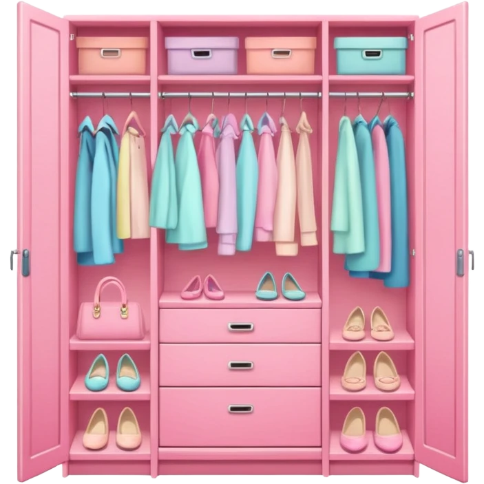 Pink closet emoji