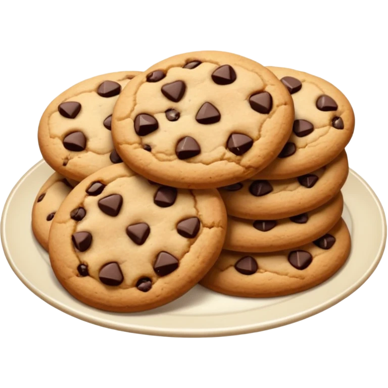 kurabiye dolu tabak emoji