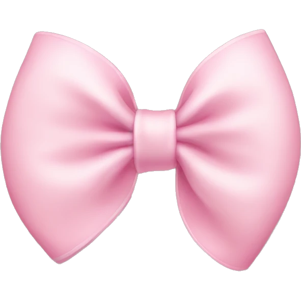 Light pink bow emoji