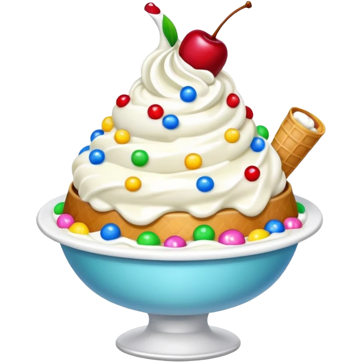 ice cream bowl  emoji