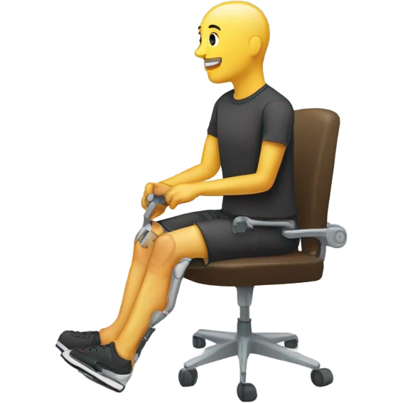 Leg amputee  emoji