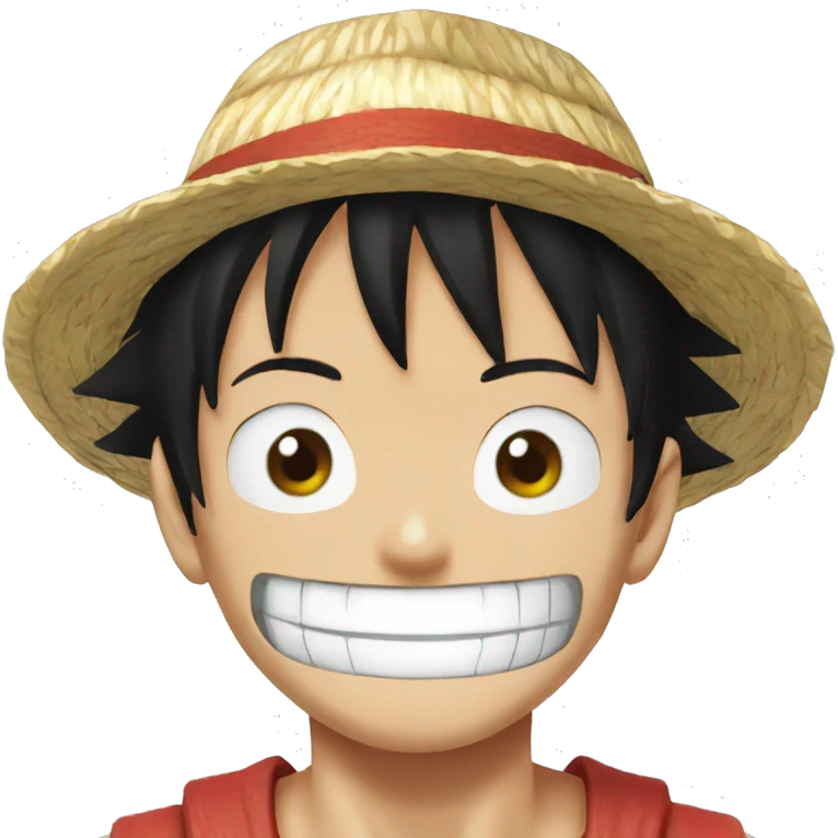 luffy from one piece emoji
