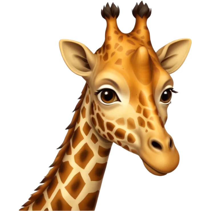 Ful Mor zürafa emoji