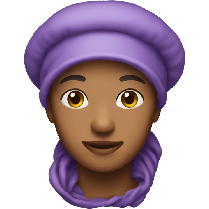 purple bonnet emoji