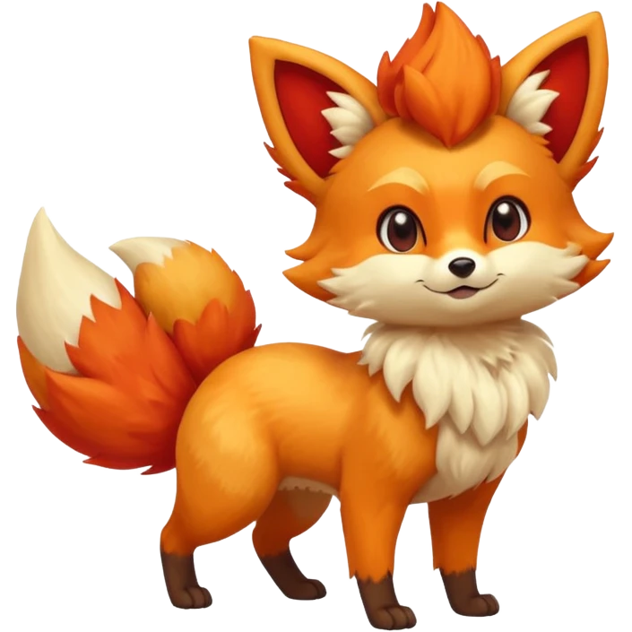 Nickit-Fennekin-Vulpix-fusion (full body) emoji