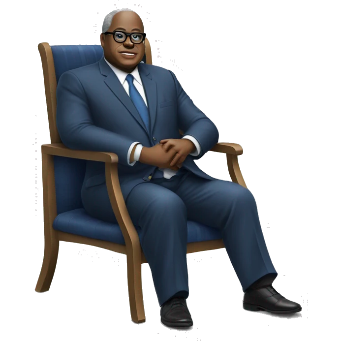 Felix tshisekedi sur une chaise emoji