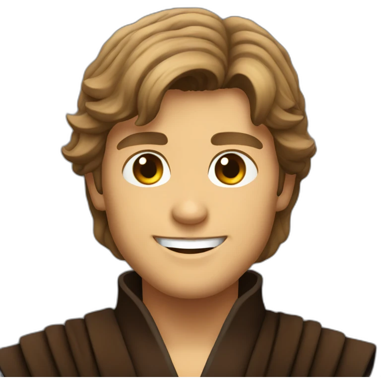 Anakin Skywalker smiling emoji