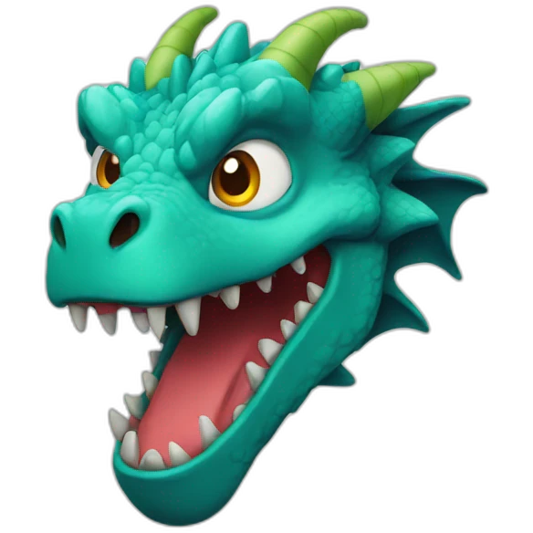 Monster dragon emoji