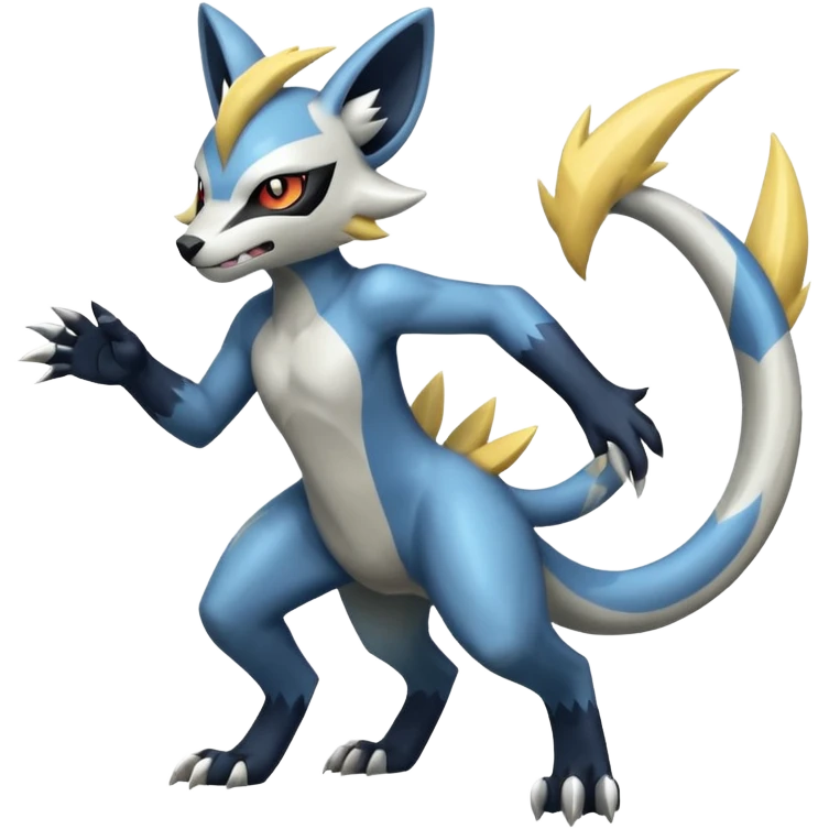 Genet-Absol-Manectric-Zeraora-Primagen-fusion-creature  emoji