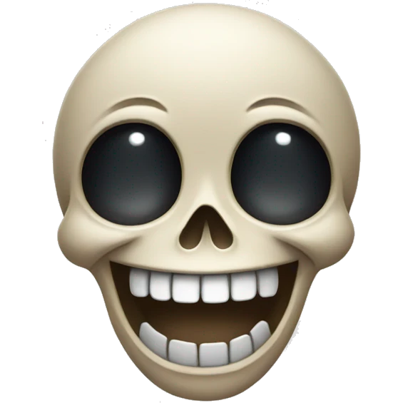 Skull that is laughing crying  emoji