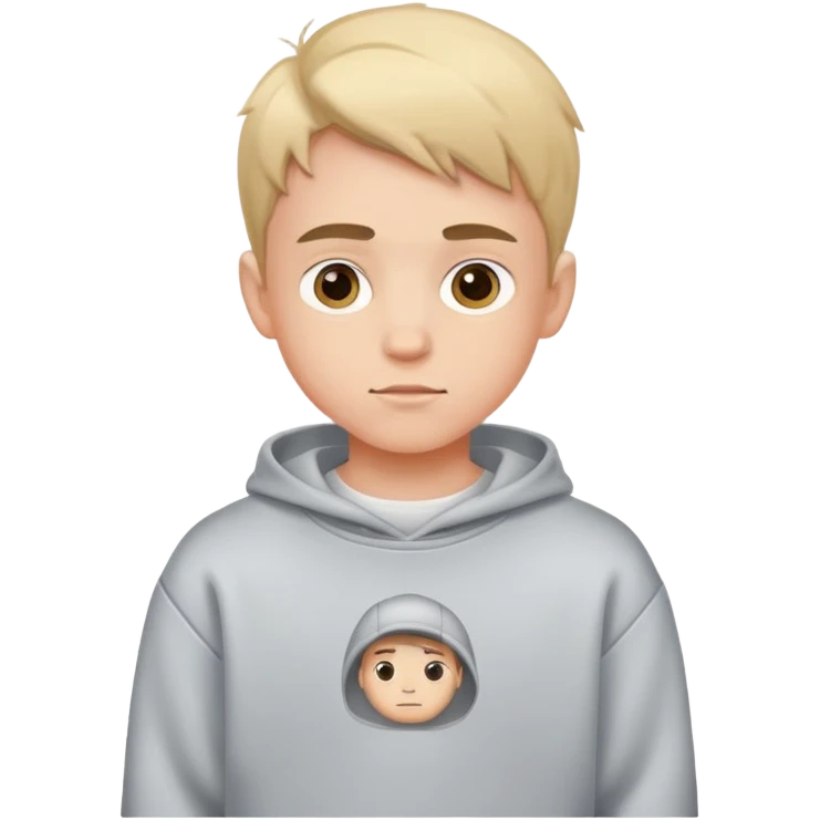 Boy whit sweatshirt  emoji