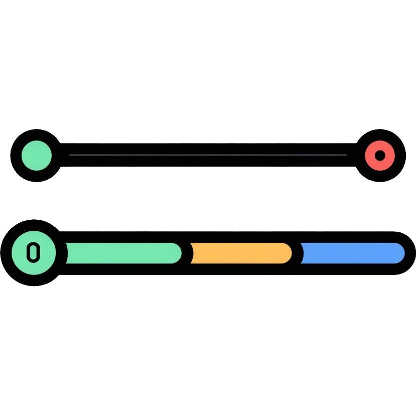 Graphics settings slider for video game resolution emoji