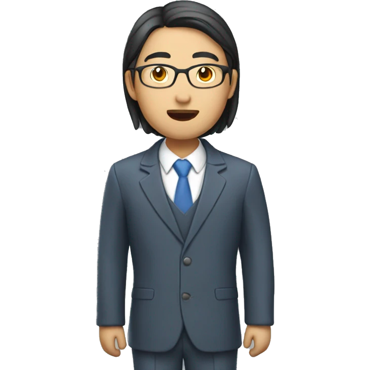 Asian teacher of Englih emoji