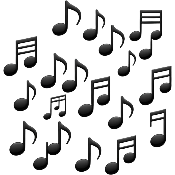 Music notes emoji