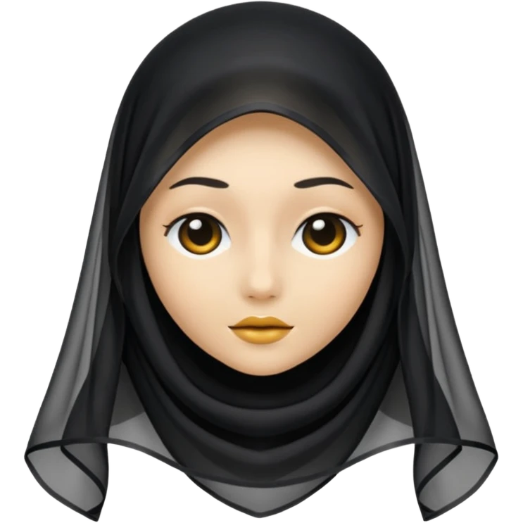 a black veil emoji